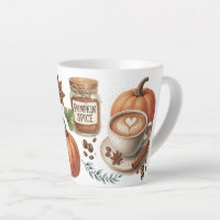 Mugs illustrés au parfum de citrouille