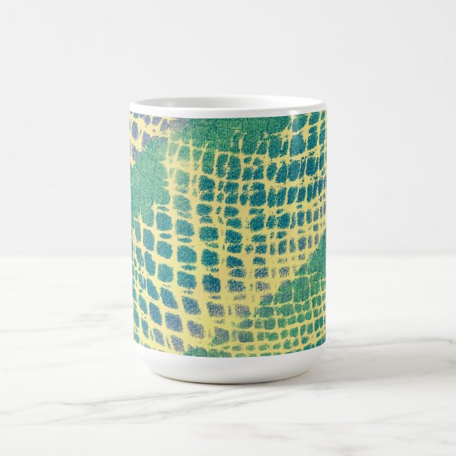 Mugs Motifs Abstraits bleu vert pourpre (Centre)