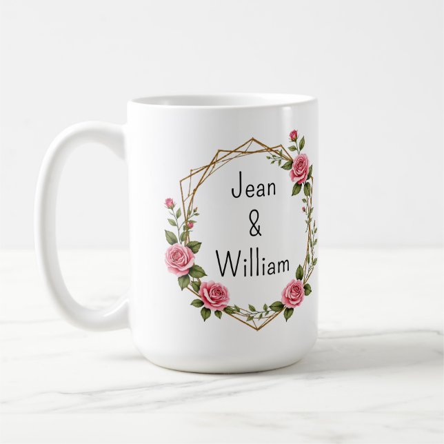 mugs personnalisés avec nom et photo (Gauche)