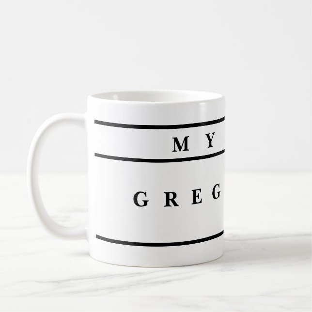 Mugs Personnalisés Avec Noms (Gauche)