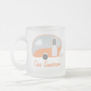 Mugs Personnalisés d'Art de Caravane Rétro