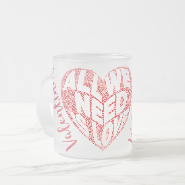 Mugs personnalisés de la Saint Valentin (Devant gauche)