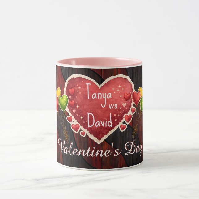 mugs personnalisés pour la Saint-Valentin (Centre)