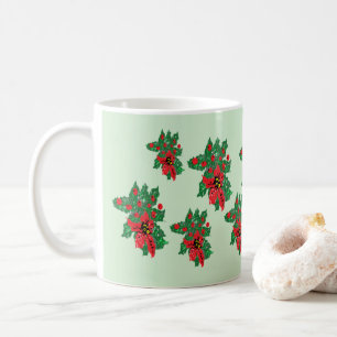 Mugs : Poinsettias de Noël