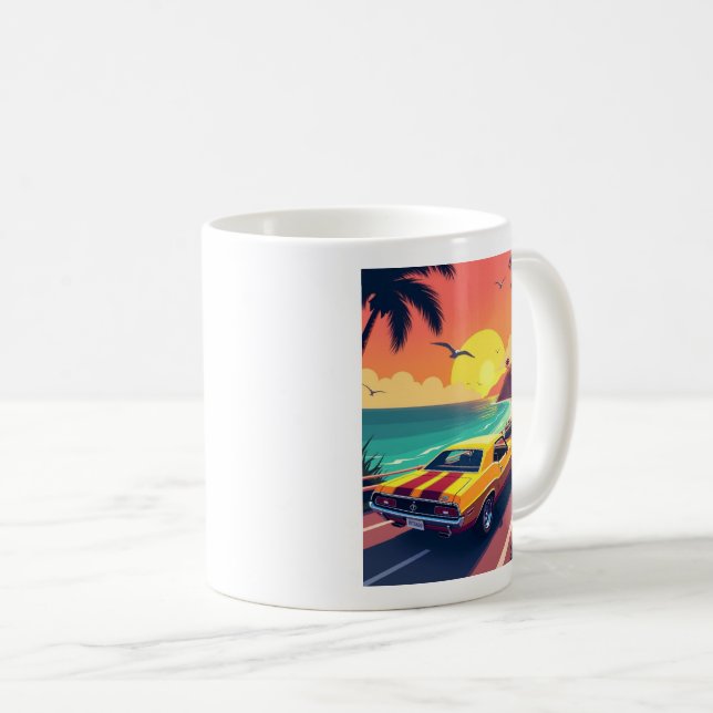 Mugs pour les amateurs de voiture : Vintage Classi (Devant droit)