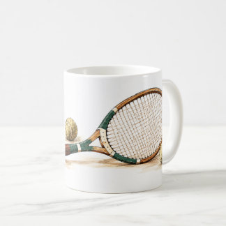 mugs tennis, café, thé, cadeau