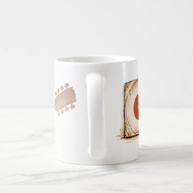 mugs vinyle, café, thé, cadeau (Poignée)