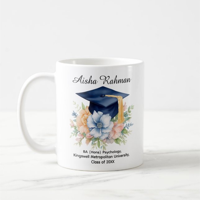 Muguet et gland Mug Graduation (Gauche)
