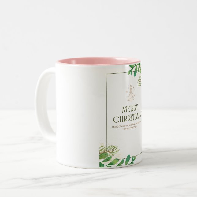 Muguet Joyeux Noël Mug (Devant gauche)