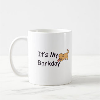 Mugueuse Tasse d'anniversaire de mon aboiement