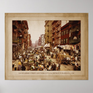 MULBERRY STREET, NYC POSTER