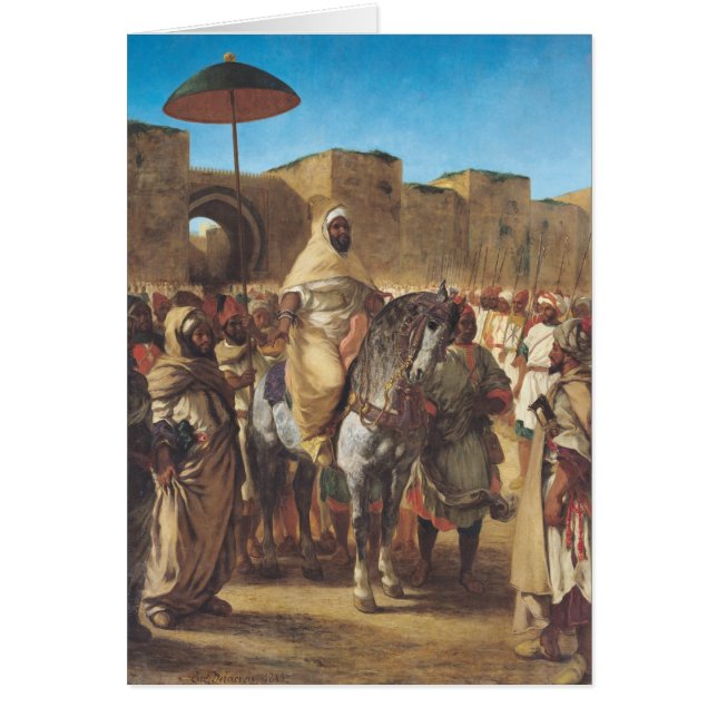 Muley Abd-AR-Rhaman, le sultan du Maroc (Devant)