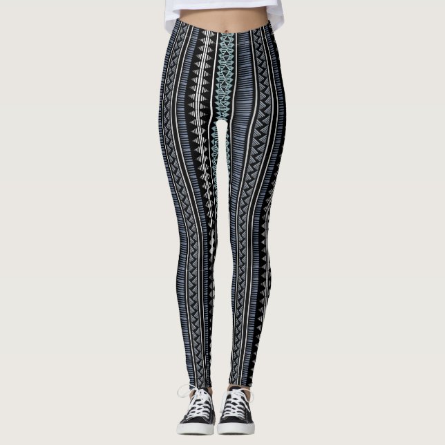 Multi Aztec Print Leggings femmes (Devant)