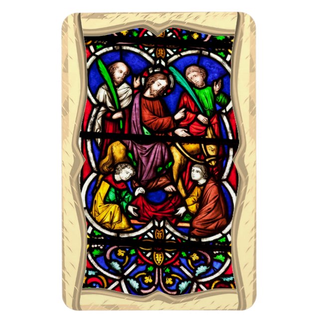 Multi Coloured Bible Scene Magnet (Vertical)