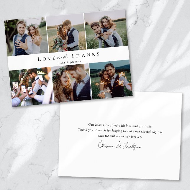 Multi Photo Script Love et Merci photo Mariage (Créateur téléchargé)