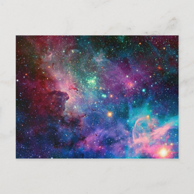 Multicolor Galaxy Carte postale par S. Ambrose (Devant)