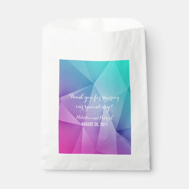Multicolor Jewel Tones Mariage Favor Sacs (Devant)