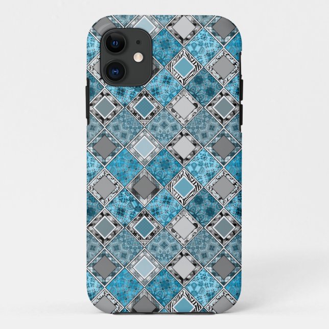 Multicolore, rustique, patchwork, Coque de patchwo (Dos)