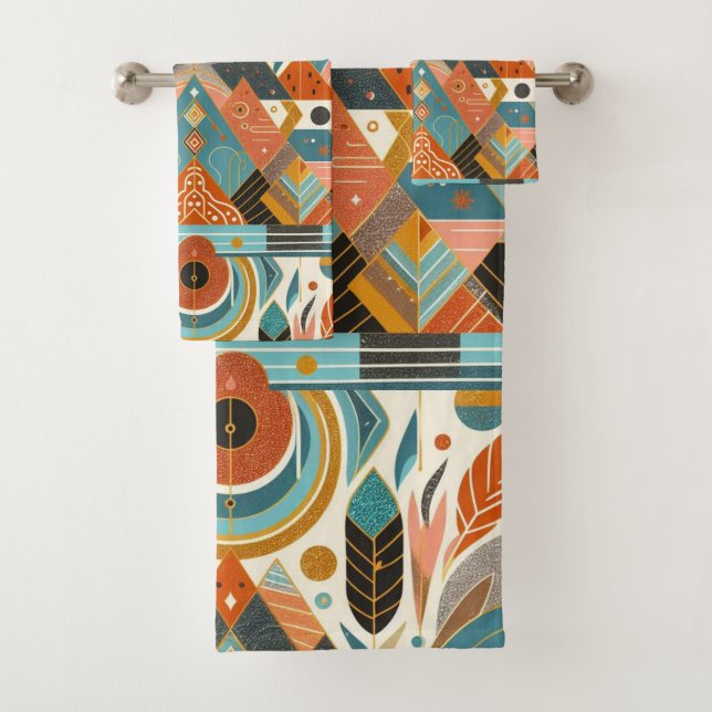 Multicolores terrestres Motifs tribaux africains (En situation)