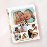 Multiphoto Collage simple cadre personnalisé<br><div class="desc">Un planificateur spécial avec plusieurs photos de la famille.</div>