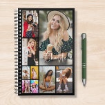 Multiphoto Collage simple moderne personnalisé<br><div class="desc">Multi Photo Collage Simple Modern Personnalisé Planner Planner dispose d'un collage photo de neuf de vos photos préférées et personnalisé avec votre nom ou texte personnalisé dans la typographie moderne. Cadeaux personnalisés parfaits famille et amis pour les anniversaires, Noël, Fête des Mères, Fête des pères, Grands-parents, frère, soeur, meilleur ami...</div>