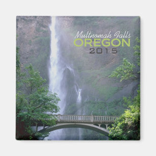 Multnomah Falls Oregon Souvenir Magnet Changement