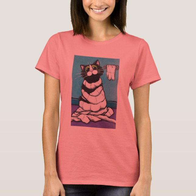 Mummified - Jolie T-Shirt Dames Chat (Devant)