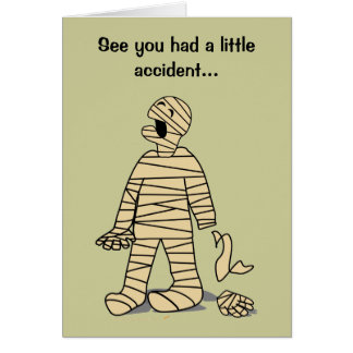 Mummy Drôle Broken Hand Feon Better Bientôt