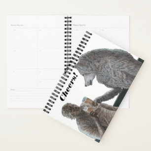 Mummy et Werewolf Boire Imaginaire Art Planner