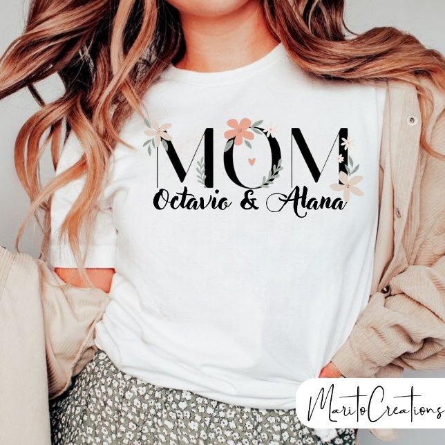 Mum's T-shirt to personalise your children's name (Créateur téléchargé)