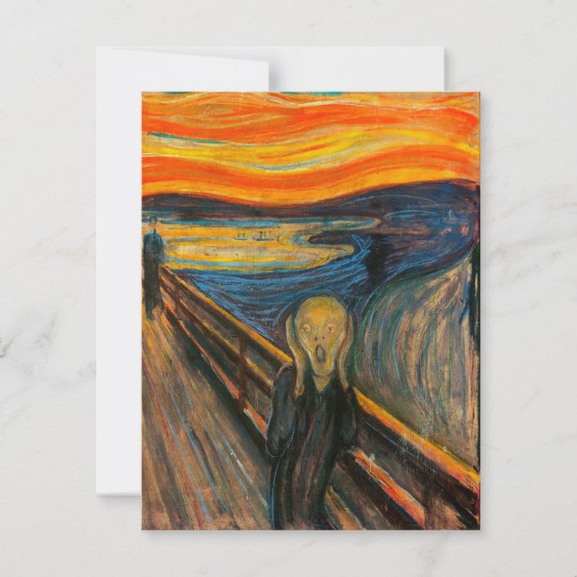 Munch the Scream Invitations (Devant)