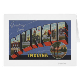 Muncie, Indiana - grandes scènes de lettre
