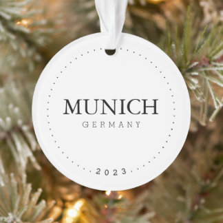 Munich, Allemagne Simple Voyage International Cust