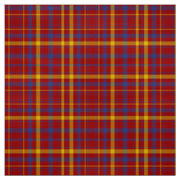 Munro Tartan tissu bleu rouge et jaune plaid
