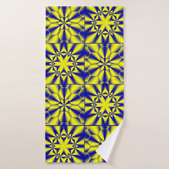 Mur 3D Décor carrelage, mosaïque ancienne dans le  (Serviette de bain)
