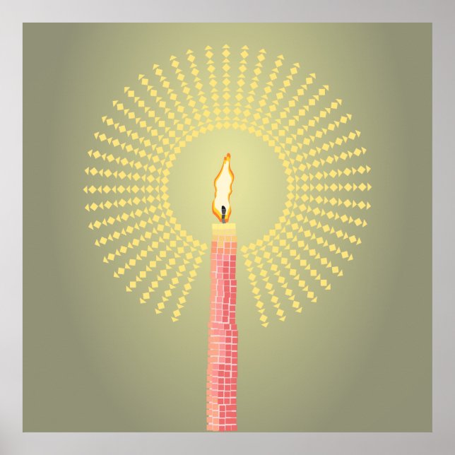 mur à poster abstrait (Devant)