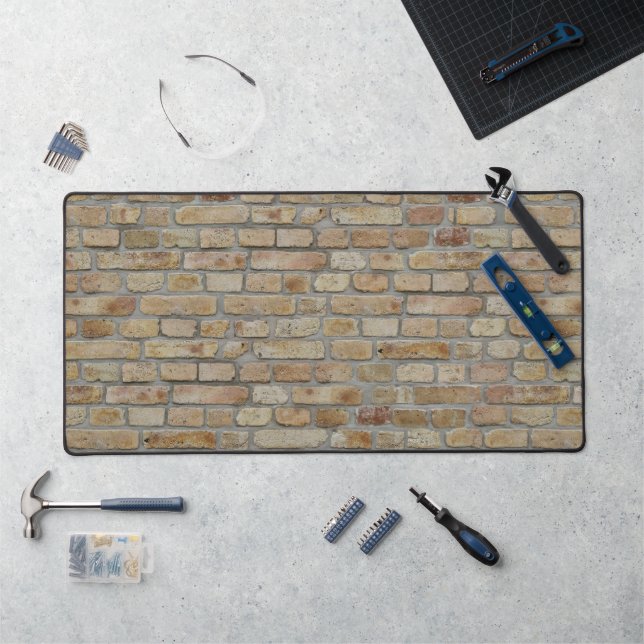 Mur Brown en briques Un design novateur (Poste de travail)