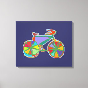 mur coloré de déco de vélo