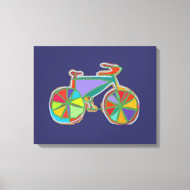 mur coloré de déco de vélo (Recto)