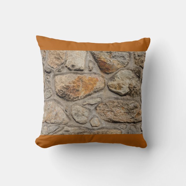 mur de béton et de pierre sur Coussin de lancer Co (Recto)