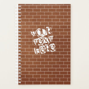 Mur de brique du planificateur de nom de texte per