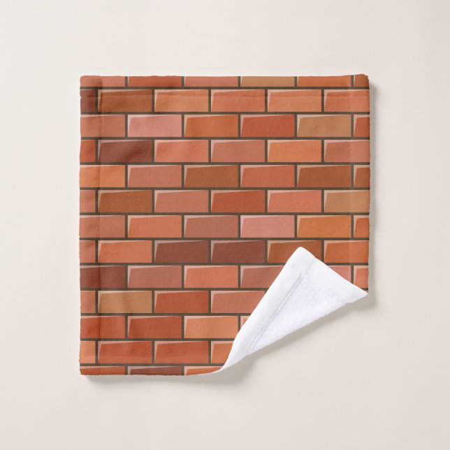 mur de briques (Gant de toilette)