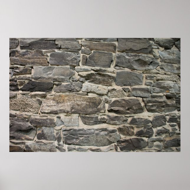 MUR DE FONDATION 36" x 24", Affiche de valeur (Mat (Devant)