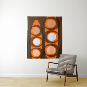 MUR DE TAPISSERIE Moderne DU MILIEU DU SIÈCLE