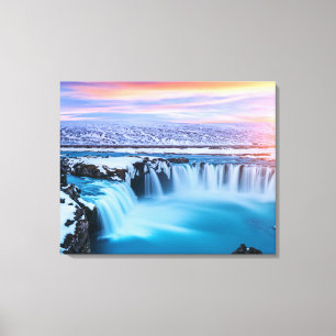 Mur de toile Art-Cascade Islande