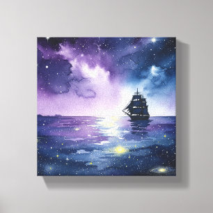 Mur De Toile Mystique De Bateau - Voile À Travers 