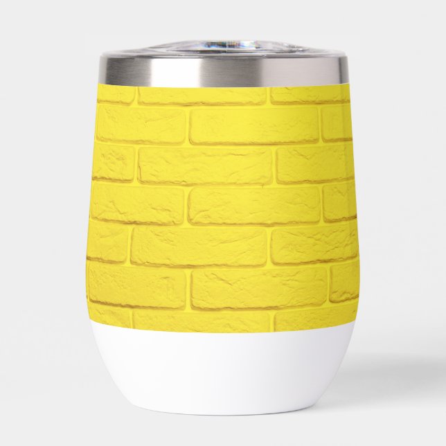 mur en brique jaune (Avant)