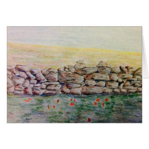 Mur en pierre de pays