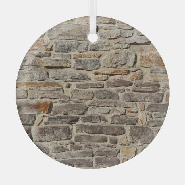 Mur en pierre rustique, décoration texturée (Recto)