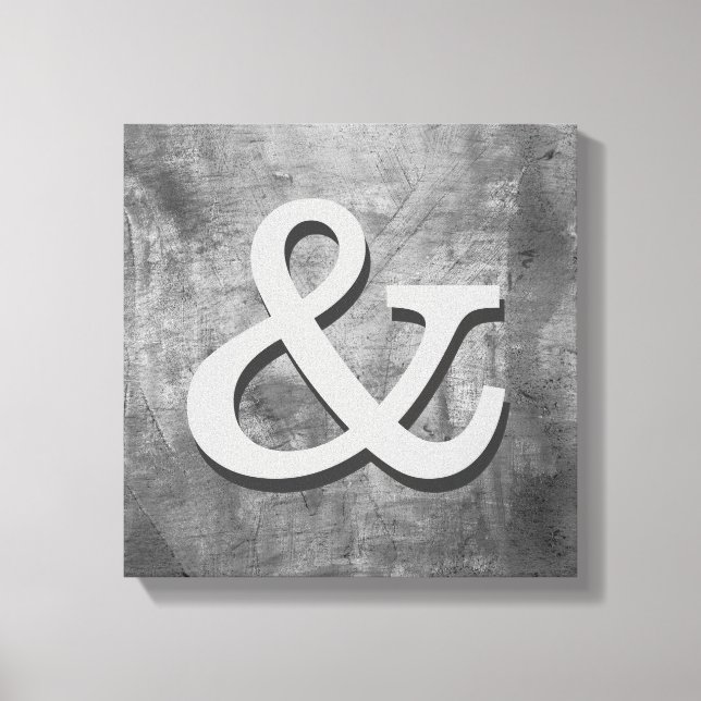 mur en toile d'ampersand shabby chic gris (Recto)